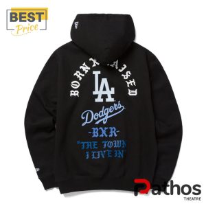 los angeles dodgers born x raised hoodie black 2 CiUer