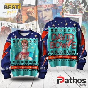 David Bowie I Move The Stars Christmas Sweater