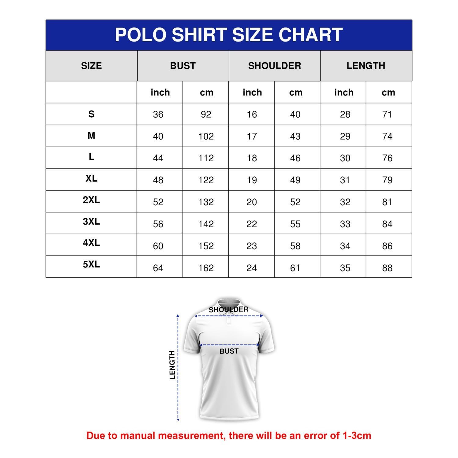 Polo Size Chart Pathostheatre