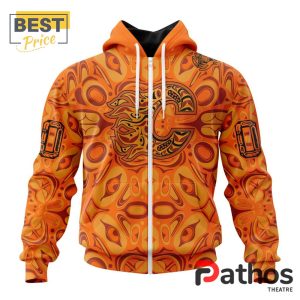 nhl calgary flames custom national day for truth and reconciliation hoodie 2 K1HJ3