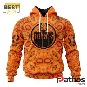 nhl edmonton oilers custom national day for truth and reconciliation hoodie 1 m6FXF