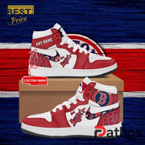 custom name boston red sox air jordan 1 1 aVYGg