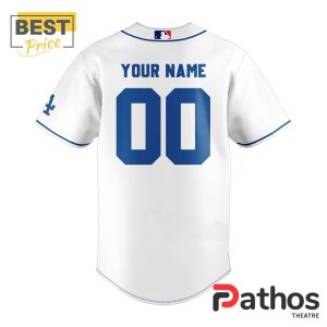 custom los angeles dodgers fanatics royal white jersey 3 srW2G