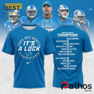 detroit lions its a lock nfc north champions hoodie 2 cL2Xw