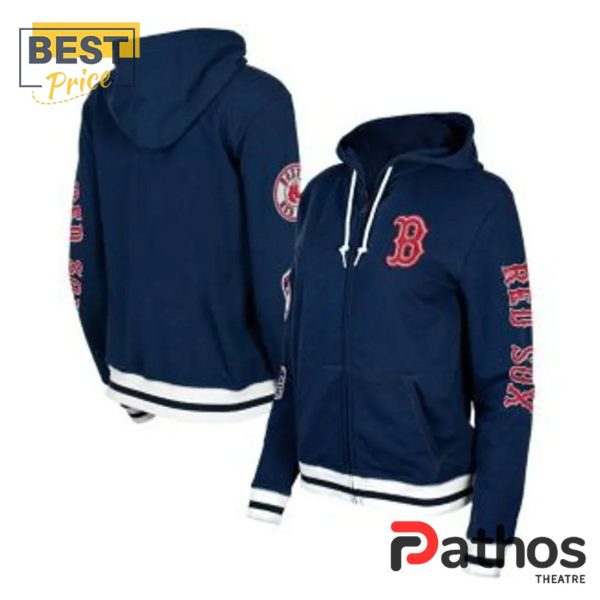 Boston Red Sox Navy Zip Hoodie, Jogger, Cap