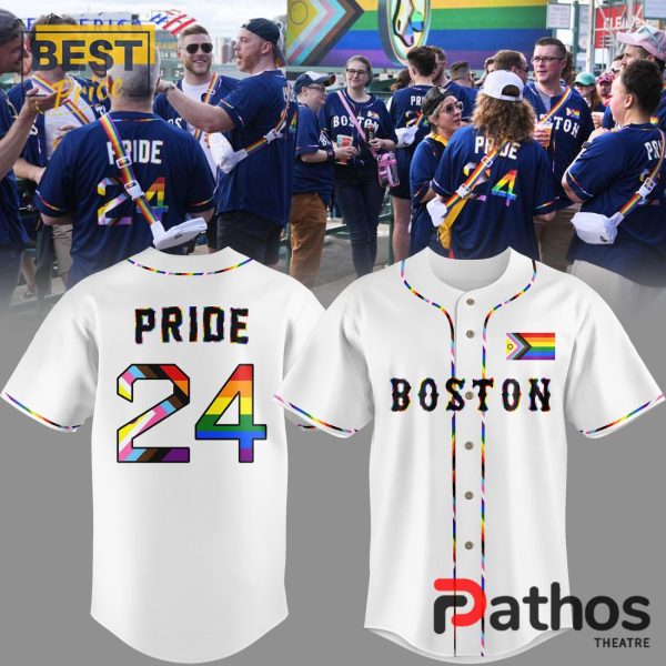 Boston Red Sox Pride Night Limited White Jersey