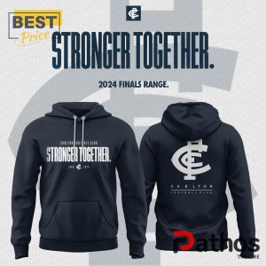 carlton 2024 youth stronger together hoodie jogger cap 1 nFFrX