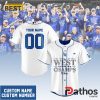 Custom Los Angeles Dodgers Fanatics Royal White Jersey