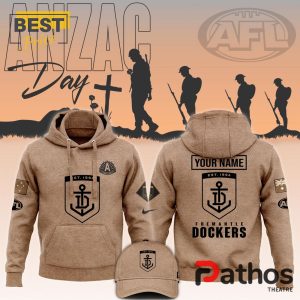 Fremantle Dockers AFL Anzac Day Hoodie, Jogger, Cap