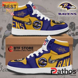 Personalized Baltimore Ravens Air Jordan 1 Sneaker