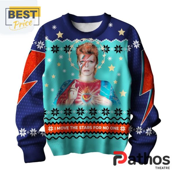 David Bowie I Move The Stars Christmas Sweater