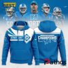 Detroit Lions 2023 NFC North Champions Blue Hoodie