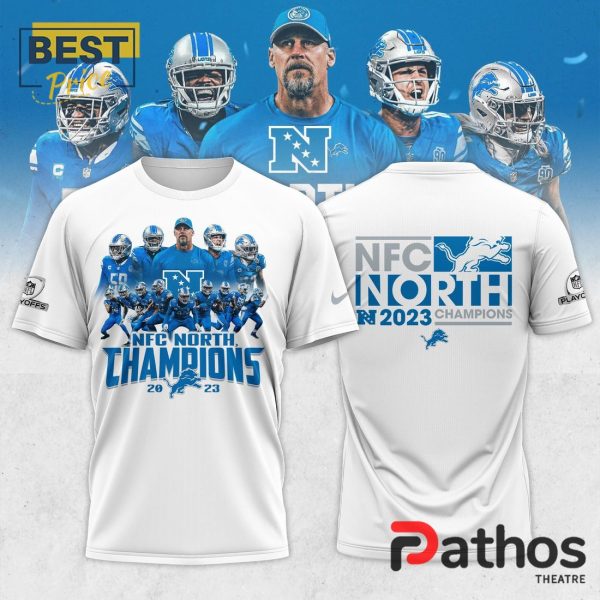 Detroit Lions 2023 NFC North Division Champions Hoodie