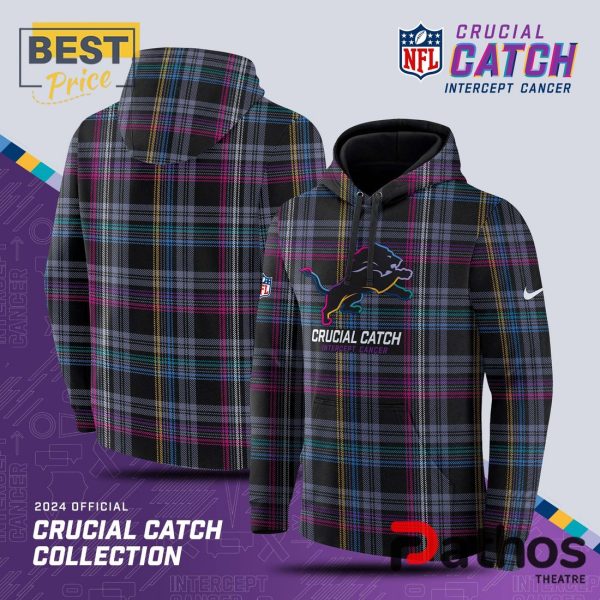 Detroit Lions 2024 NFL Crucial Catch Hoodie