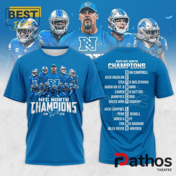 Detroit Lions NFC North Division Champions Hoodie