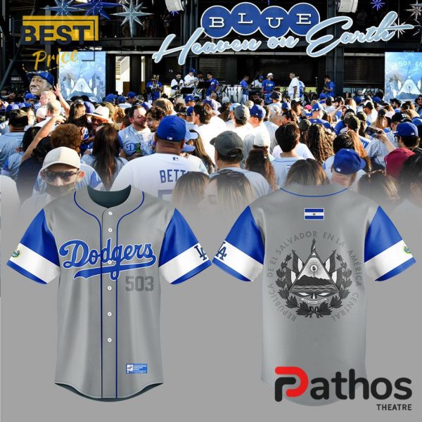 Dodgers Salvadoran Heritage Night Salvador Jersey