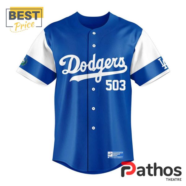 Dodgers Salvadoran Heritage Night Salvador Navy Jersey