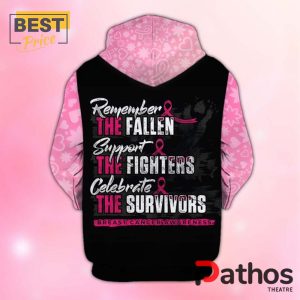 personalized breast cancer awareness pink hoodie 3 XWViJ