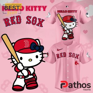 limited edition boston red sox hello kitty pink jersey 1 YMRBx