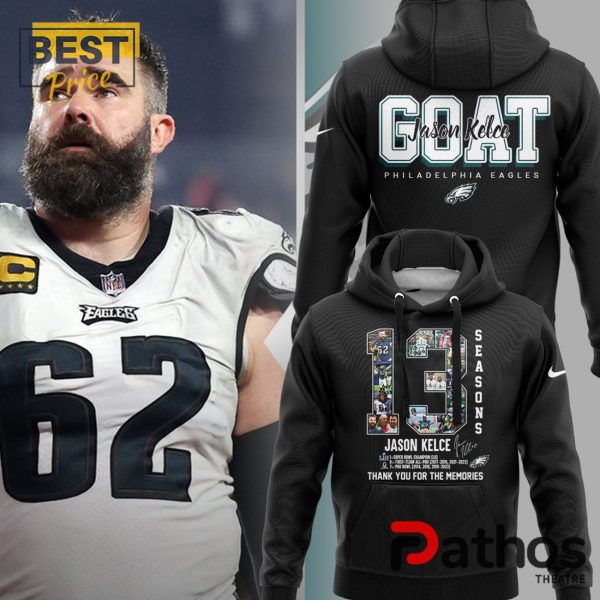 Jason Kelce 13 Season Memories Hoodie