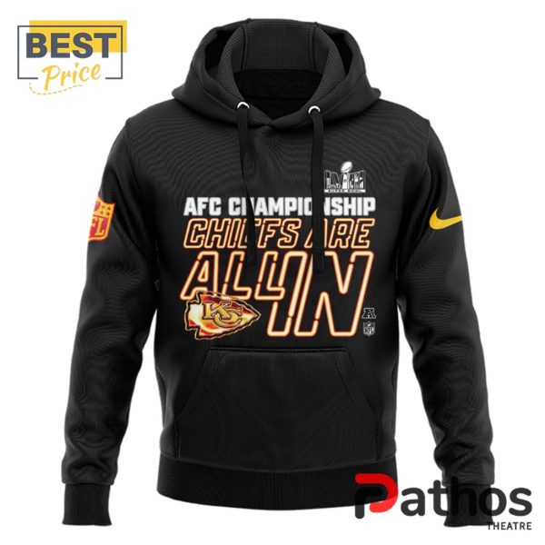 Kansas City Chiefs Are All In Black Hoodie, Jogger, Cap