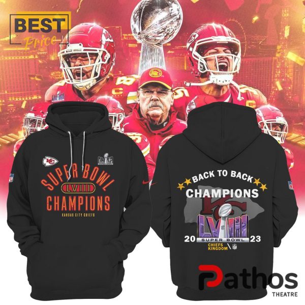 Kansas City Chiefs Champions LVIII Hoodie, Jogger, Cap