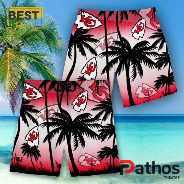 Kansas City Chiefs Palm Tree Hawaiian Shirt and Short