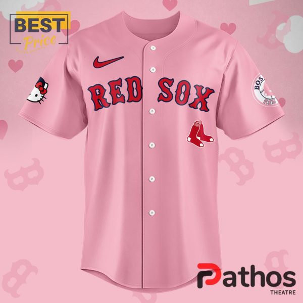 Limited Edition Boston Red Sox Hello Kitty Pink Jersey