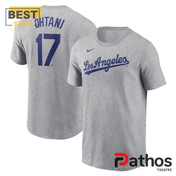 Los Angeles Dodgers Shohei Ohtani Nike Gray Shirt