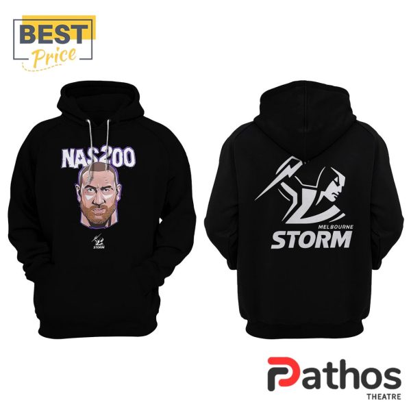 Melbourne Storm NAS200 Black Hoodie