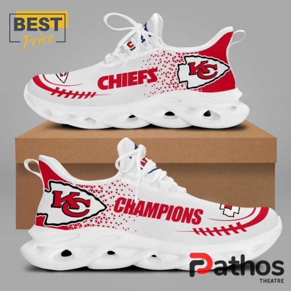 NFL Kansas City Chiefs White Max Soul Sneakers