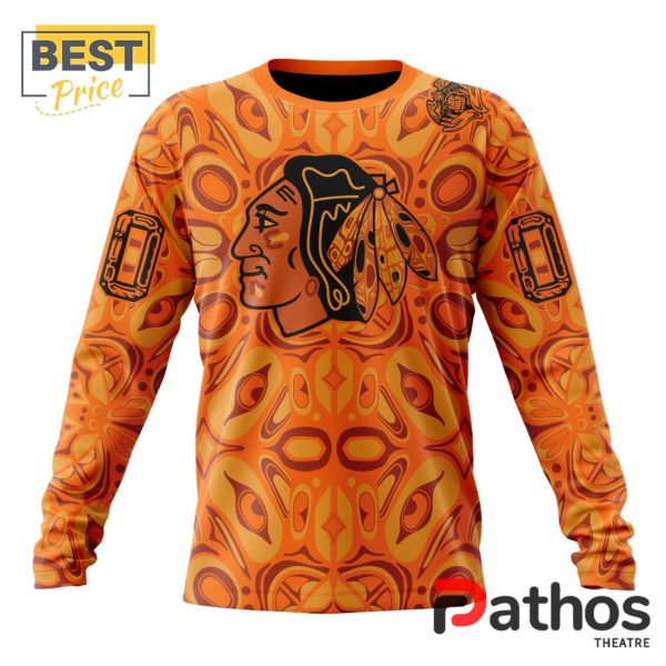 NHL Chicago Blackhawks Custom National Day For Truth And Reconciliation Hoodie