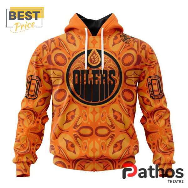 NHL Edmonton Oilers Custom National Day For Truth And Reconciliation Hoodie