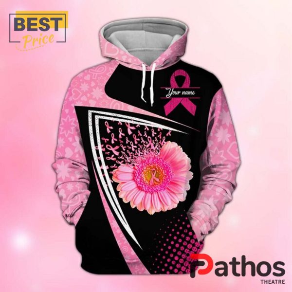 Personalized Breast Cancer Awareness Pink Hoodie