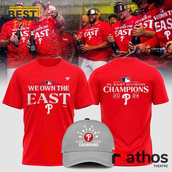 Philadelphia Phillies National Champion Red T-Shirt, Cap