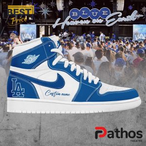 los angeles dodgers custom name air jordan 1 hightop 2 UviH6