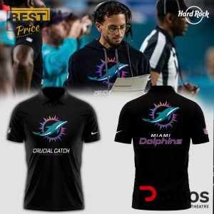 2024 miami dolphins crucial catch polo shirt 2 LF33j