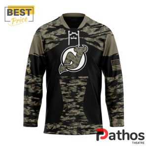 NHL New Jersey Devils Camo Honoring Veterans Hockey Jersey