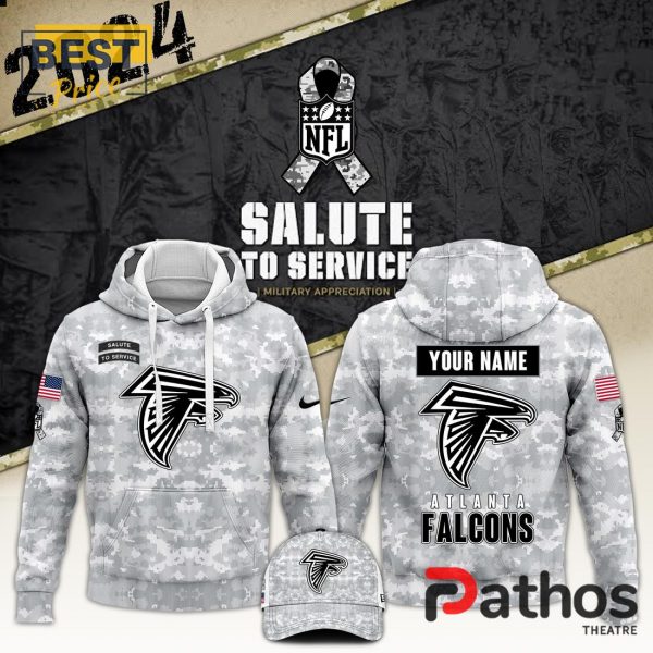 2024 Atlanta Falcons Salute To Service Hoodie, Cap