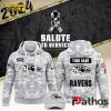 2024 Baltimore Ravens Salute To Service Hoodie, Cap