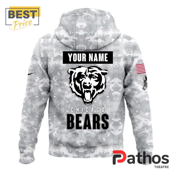 2024 Chicago Bears Salute To Service Hoodie, Cap