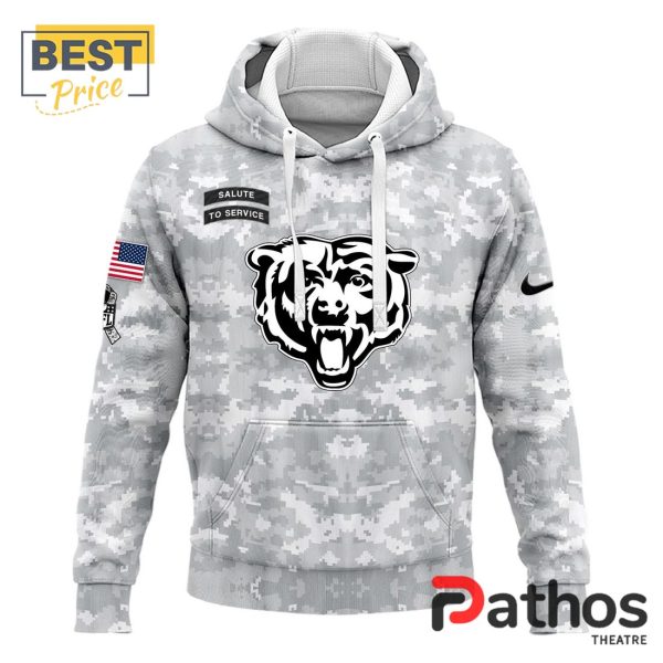 2024 Chicago Bears Salute To Service Hoodie, Cap