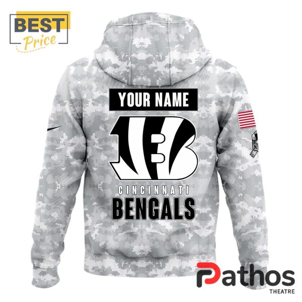 2024 Cincinnati Bengals Salute To Service Hoodie, Cap