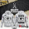 2024 Green Bay Packers Salute To Service Hoodie, Cap