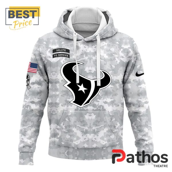 2024 Houston Texans Salute To Service Hoodie, Cap