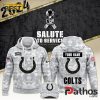 2024 Indianapolis Colts Salute To Service Hoodie, Cap