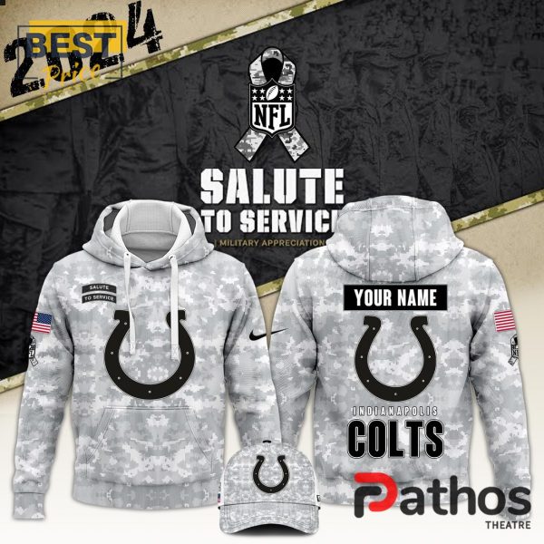 2024 Indianapolis Colts Salute To Service Hoodie, Cap