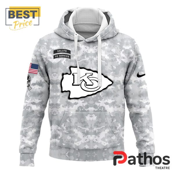 2024 Kansas City Chiefs Salute To Service Hoodie, Cap