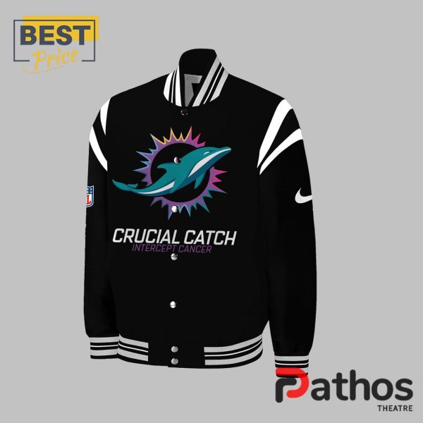 2024 Miami Dolphins Crucial Catch Baseball Jacket