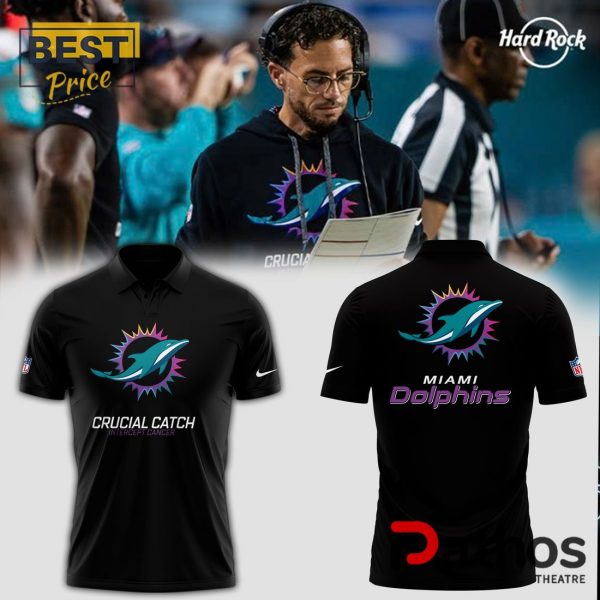 2024 Miami Dolphins Crucial Catch Polo Shirt